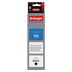 Activejet? Cartouche d'encre originale Activejet AE-113Bk Noir