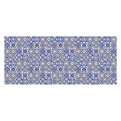 Alter Tapis de cuisine, 100% Made in Italy, Tapis antitache avec impression numérique, Tapis antidérapant et lavable, Modèle Hanford, 240x52 cm