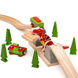 Bigjigs Rail Pont éclatant T-Rex pas cher