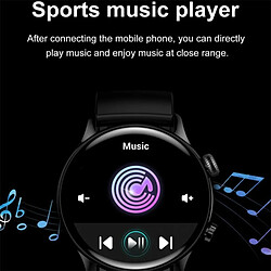 Hk8Pro Montre Intelligente Amoled Bluetooth Appel Bracelet De Commande Vocale Moniteur De Fitness Smartwatch Acier Noir