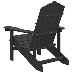 Acheter vidaXL Chaise Adirondack de jardin PEHD anthracite