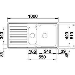 Avis BLANCO 523665 Classic Pro 6 S-IF 6 S Vidage Télécommande, avec coque réversible Inox Brillante