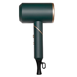 Universal Sèche-cheveux pliant 2000W Poignée portable Sèche-cheveux domestique pliant sans soudure Diffuseur d'air froid/chaud à séchage rapide | Sèche-cheveux (vert)