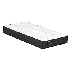 Matelas ressorts 90x190 cm DREAMEA GAIA à mémoire de forme