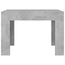 Acheter vidaXL Table basse gris béton 50x50x35 cm bois d'ingénierie