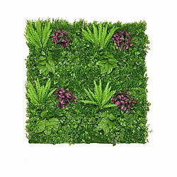 Ibergarden Kit de jardin vertical Fougère Multicouleur Plastique 100 x 7 x 100 cm (12 Unités)