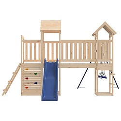 Acheter Maison Chic Aire de jeux d'extérieur | Maisonnette de jeu | Maison pour enfants bois de pin massif -GKD23404