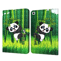 Etui en PU impression de motifs avec support Panda pour votre Samsung Galaxy Tab A7 10.4 (2020)