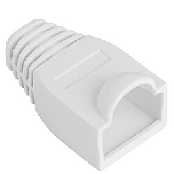 Cache en caoutchouc Lanberg pour connecteur RJ45, blanc Lot de 100 unités