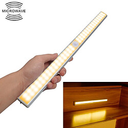 Wewoo 2.8W 40 LED réchauffent la lumière de Cabinet de corridor de de capteur de corps humain intelligent d'écran blanc large d'écranversion de remplissage d'USB