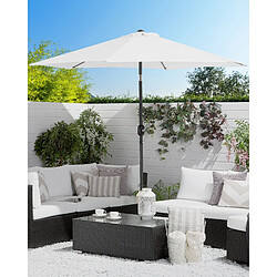 Beliani Parasol de jardin beige clair d 270 cm VARESE