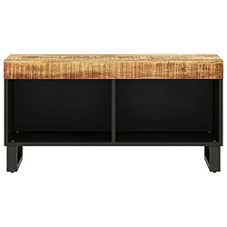 Avis Maison Chic Meuble TV scandinave - Banc TV pour salon 85x33x43,5 cm bois massif de manguier -MN43544