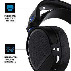 Casque Gaming Stereo premium Multiplateforme - PS5 - Stealth Shadow V Noir pas cher