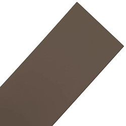 Acheter vidaXL Bordure de jardin marron 10 m 15 cm polyéthylène