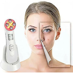 Chrono Machine de dissolvant de rides 5 dans 1Facial Skin Tightening Beauty Device améliore l'apparence de la peau endommagée par l'âge des rides ou les rayons UV