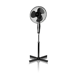 Ventilateur de sol oscillant, 42 cm réglable en hauteur, minuterie de 7,5 heures, 50, Noir, MPM, MWP-19