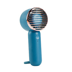 (Bleu) Mini Ventilateur Portable Portable Rechargeable Usb Petit Ventilateur De Canon En Acier De Refroidissement