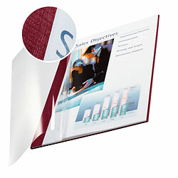 Couvertures de reliure Leitz Soft Covers Transparent Rouge A4 Flexible (10 Unités)