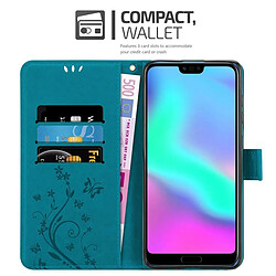 Avis Cadorabo Coque Honor 10 Etui en Bleu