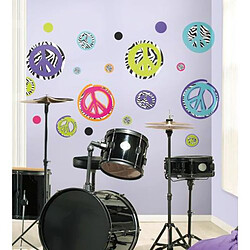 TheDecoFactory Peace and Love - Stickers déco