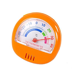 Wewoo Thermomètre à congélateur 2 PCS à aiguille intérieur / extérieur Orange