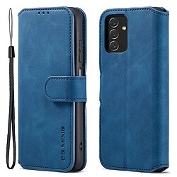 Etui en PU DG.MING style rétro avec support bleu pour votre Samsung Galaxy A13 4G