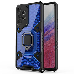 Coque en TPU 2-en-1, anti-choc avec béquille pour votre Samsung Galaxy A53 5G - bleu