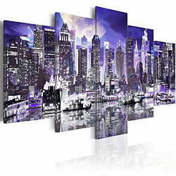 Paris Prix Tableau Imprimé Moonlit Night in New York City 100 x 200 cm