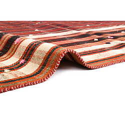 Vidal Tapis de laine 199x151 orange Jajim pas cher