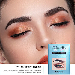 Acheter Eye Lashes Sourcils Tattoo Dye Tint Eye Brow Mascara Cream Kit Châtaigne