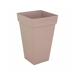 ARTEVASI Pot de fleurs Capri carré haut - 65 cm - Taupe