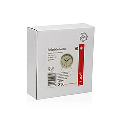 Avis Horloge de table Versa Zeal Blanc Plastique 5,4 x 11,8 x 11 cm