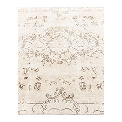 Avis Vidal Tapis de laine 254x165 beige Ultra Vintage