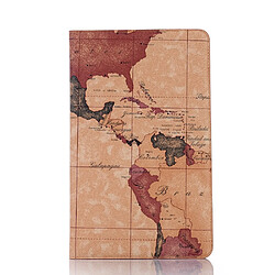 Wewoo Housse Coque Etui en cuir avec rabat horizontal Texture Map pour Galaxy Tab A 10.1 2019 T510 / T515avec porte-cartes et porte-cartesavec aléatoire