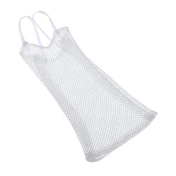 1/6 Mesh Strap Dress Femmes Vêtements Pour 12 '' Action Figure Accessoires Blanc pas cher