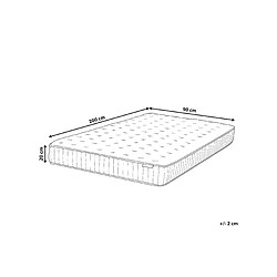 Avis Beliani Matelas à ressorts ensachés équilibré 90 x 200 cm DREAM