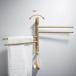 Avis Universal Serviettes de toilette, bar, brosse d'or, quatre serviettes, serviettes amovibles, bar, porte-serviettes.