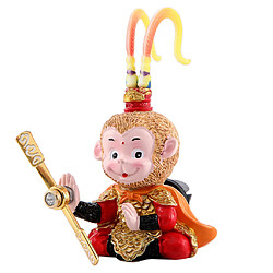 Figurines de Wukong avec pince de ventilation pour climatiseur intérieur, yeux fermés pas cher