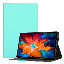 Etui en PU avec support cyan pour votre Lenovo Tab M8 (2nd Gen) FHD