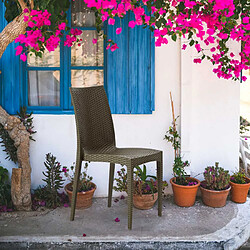 Grand Soleil Chaises de Jardin cafè bar empilable BIS pas cher