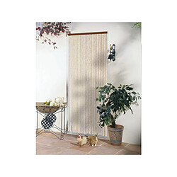 Rideau de porte chenille Florence Beige - 120 x 220 cm - Morel