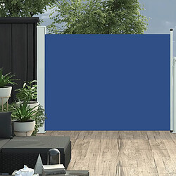 Maison Chic Auvent latéral rétractable de balcon | Store extérieur | Auvent solaire de patio 140x500 cm Bleu -GKD59196