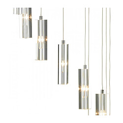 Avis Luminaire Center Suspension Galileo Cristal,chrome poli 12 ampoules 120cm