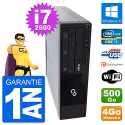 PC Fujitsu Esprimo E910 DT Intel i7-2600 RAM 4Go Disque 500Go Windows 10 Wifi - Occasion