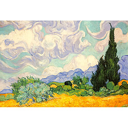 Avis Piatnik - 5391 - Puzzle - Van Gogh - Champ de Blé avec Cyprès - 1000 Pièces