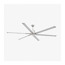 faro Plafonnier ventilateur Andros Nickel satiné 46 Cm