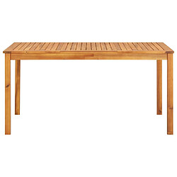 Ensemble salle à manger de jardin 3 pcs,Table et chaise à dîner d'extérieur Acacia solide -MN23935 pas cher