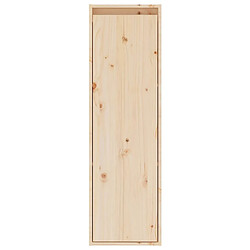 Avis vidaXL Armoires murales 2 pcs 30x30x100 cm Bois de pin massif