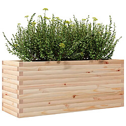 Avis vidaXL Jardinière 110x40x45,5 cm bois de pin massif