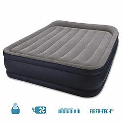 Intex Matelas Gonflable Doux 2 Personnes Pompe Electrique Intégrée